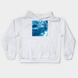 Abstract Acrylic Sea Kids Hoodie